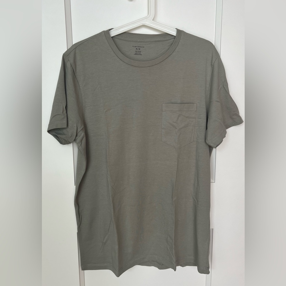 Club Monaco Men’s Gray Short Sleeve Tee